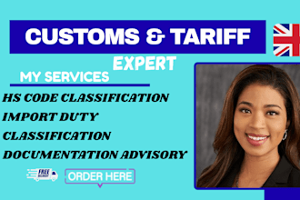 provide expert customs tariff advisory hs code import export duty consultancy