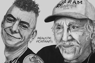 draw a beautiful realistic portrait of you in graphite