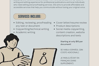 edit, revise, and proofread your documents