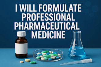 formulate professional pharmaceutical medicine formulation