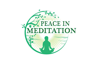 create creative and good looking meditation logo design