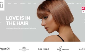 design hot selling hair extension shopify store hair store salon beauty website