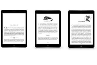create book layout design, book formatting and typesetting