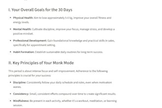 create a step by step PDF plan for your goals