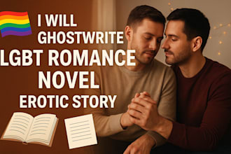 ghostwrite lgbt romance novel erotic story