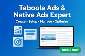 create setup and manage taboola ads native ads