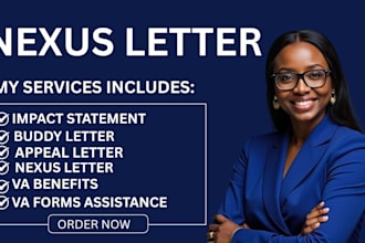 write a nexus letter for veteran disability claims