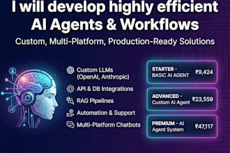 develop highly effecient ai agents and workflows
