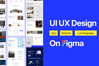 design high converting,modern,professional figma uiux for websites,landing pages