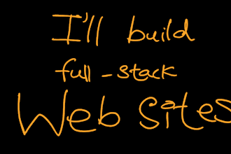 build full stack web apps