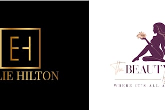 modern minimalist luxury fashion, cosmetic logo design