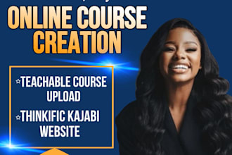 create online course content, lesson plan, online course creation on thinkific