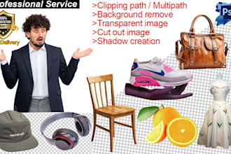 do clipping path multipath cutout photo and backgrounds removal