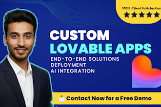 develop custom lovable apps with deployment and ai integration