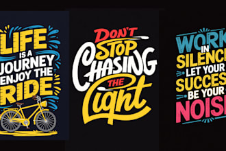 design modern typography t shirt design for streetwear and pod brands