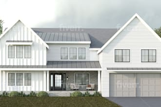 design wooden structures and architectural drawings