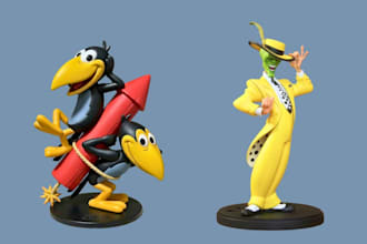 sculpt custom anime characters and 3d printable figures