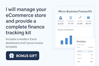 manage your ecommerce store with customer service, orders, and full operations