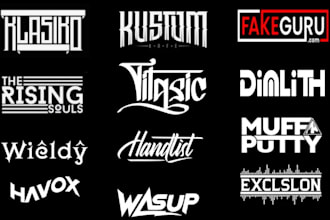 design custom dj, music, luxury, band, rap and brand logo