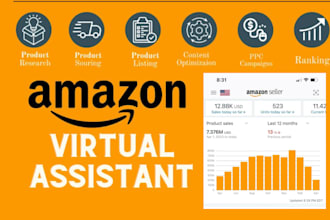 be your amazon fba , fbm VA for australia USA UK and canada