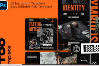 build squarespace tattoo studio website body art shop piercing website