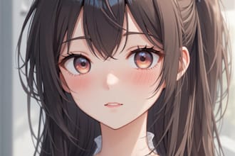 draw a anime portrait