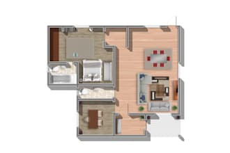 colour your plan and add furniture