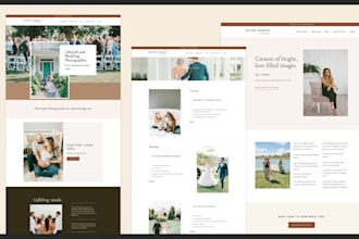 design or redesign wix website for church, music artist or author brand