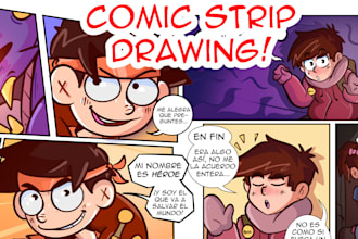 draw a comic strip for you