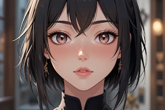 draw a anime portrait