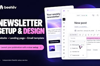 set up beehiiv newsletter, design beehiiv website, beehiiv newsletter, beehive