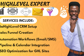 build, rank and optimize your gohighlevel CRM and marketing automation