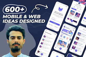do modern mobile app design UI UX design figma app mockup prototype web app ui