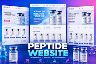 build peptide website fda compliant research peptide woocommerce peptide website