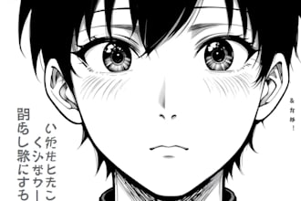 draw a anime manga character