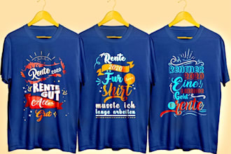 do custom t shirt, typography and minimalist t shirt design
