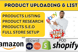 fix shopify ebay onbuy amazon dropshipping product listing SEO autods connection