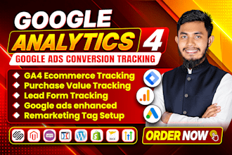 setup ga4 ecommerce tracking, google ads conversion tracking
