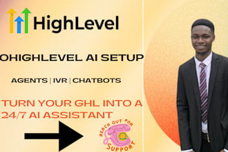 build ghl ai agent, IVR, chatbot and automation