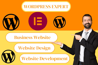 do wordpress website design wordpress website development business website