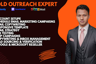 b2b cold email outreach with high inbox delivery