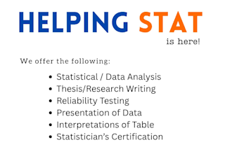 do complex statistical analysis with modeling