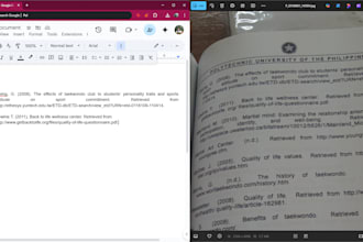 do some typing work