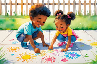 illustration kindergeschichtenbuch illustration aquarell