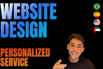 create your website landing page