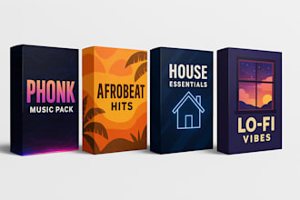 create original sample packs, sounds, audio and midi loops