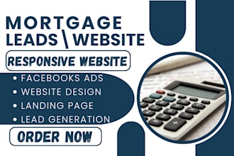mortgage leads mortgage sales funnel mortgage website mortgage landing page logo