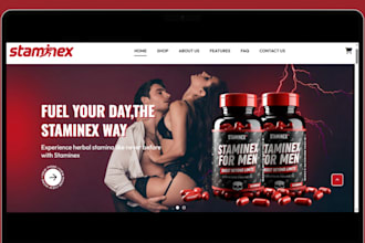 build private label supplement shopify store nutraceutical website peptide store