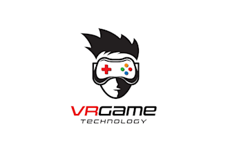 create a VR gaming logo for your brand, team, or gaming channel