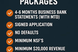 provide exclusive mca fundable package in full